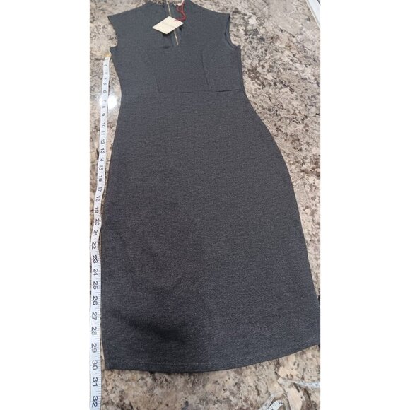 Tags Still On Small Rolla Coster  Womens Dress Gray Zip Up Tank Dress - Picture 7 of 9
